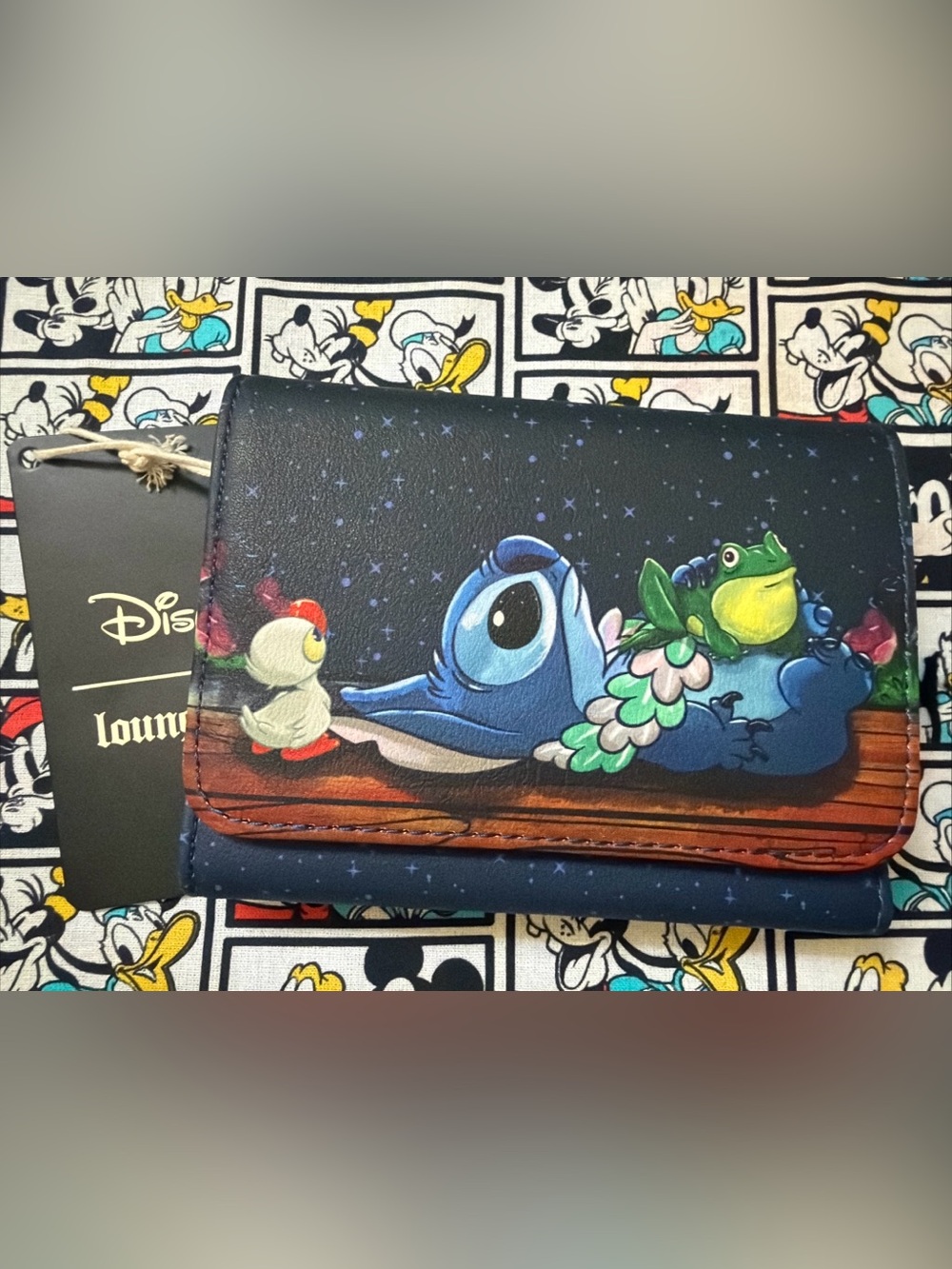 Loungefly Disney Stitch Stargazing Mini Flap Wallet NWT 2025